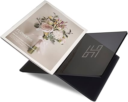 Honygebia Black Acrylic Book Stand