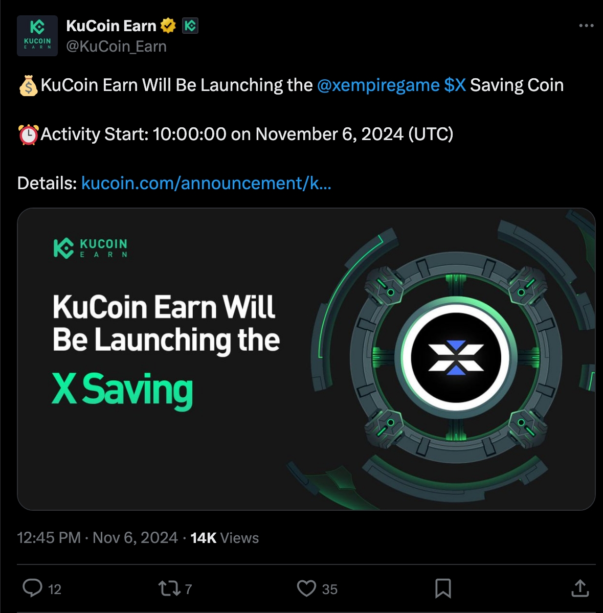 X Empire KuCoin Earn