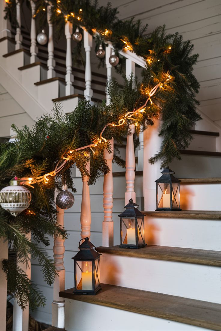 Layered christmas garland