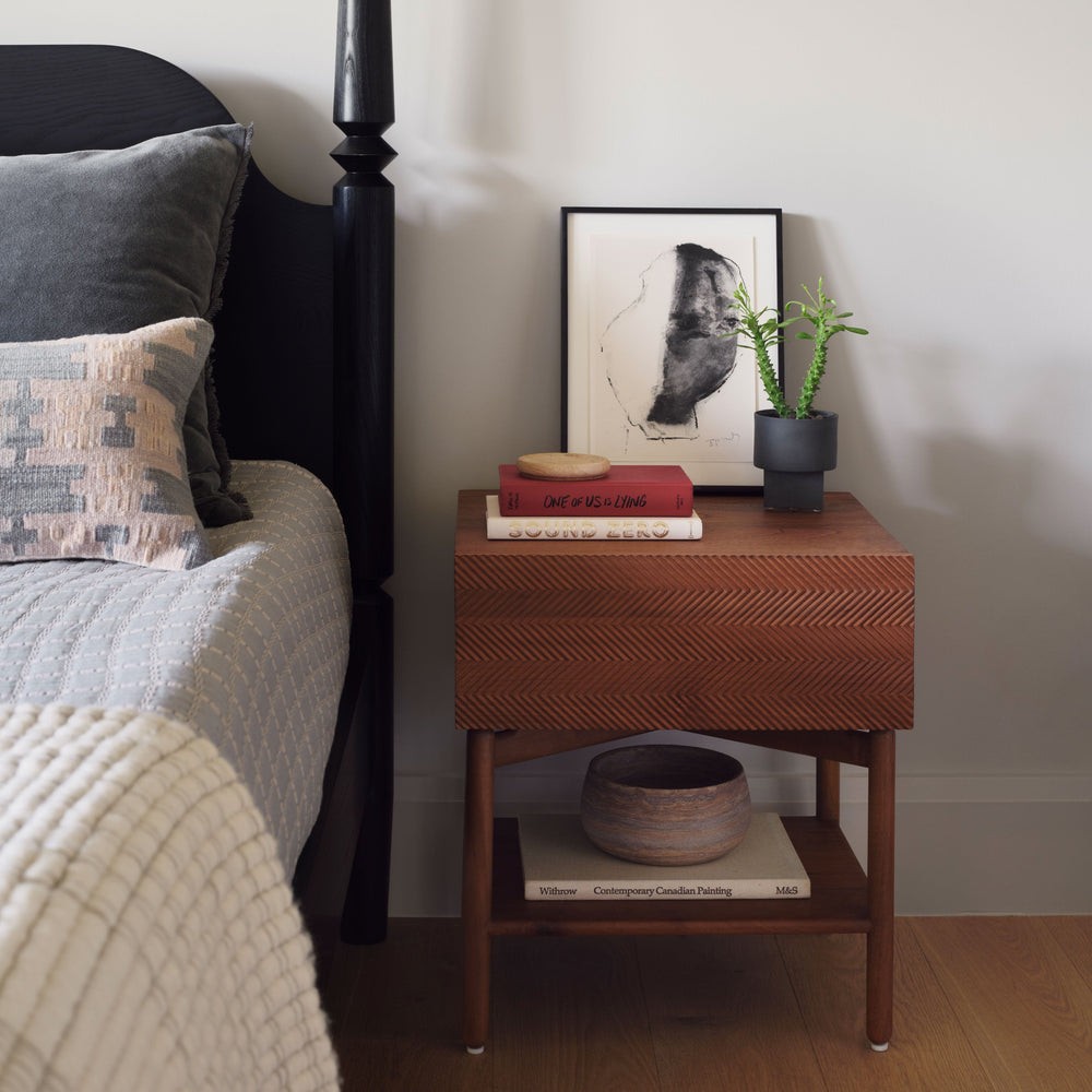 Wooden side table