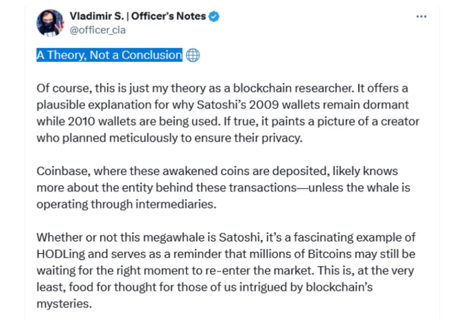 Satoshi Nakamoto Identity